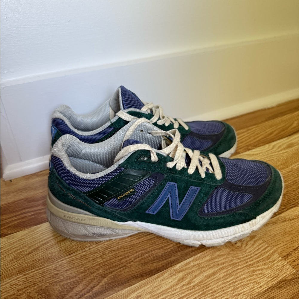 New Balance x Aime Leon Dore 990v5 Green Sneakers